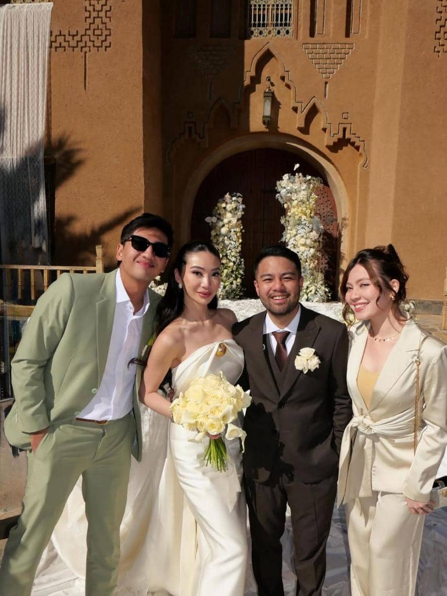 Artis di Pernikahan Ranggaz Laksmana dan Angie Prijanto