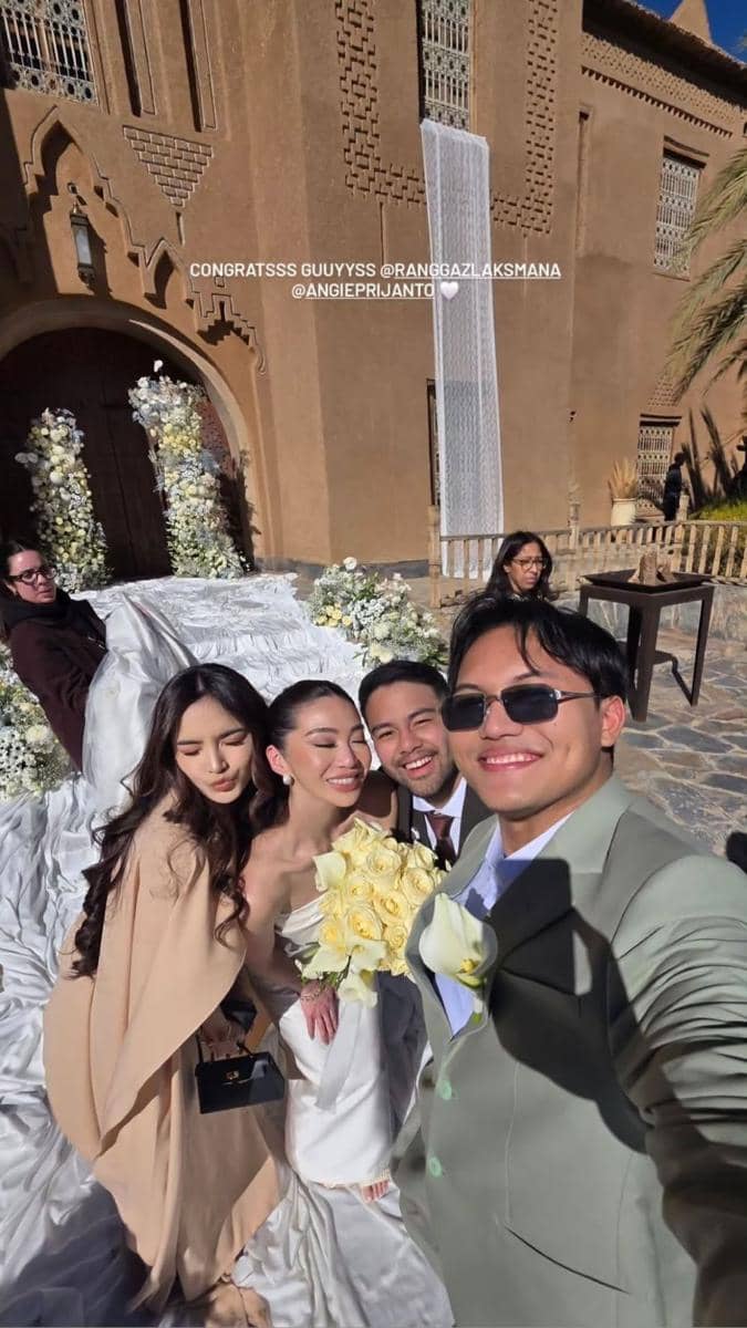 Artis di Pernikahan Ranggaz Laksmana dan Angie Prijanto