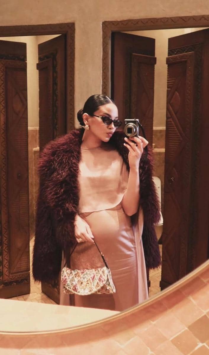 Alyssa Daguise di acara pernikahan Ranggaz Laksmana