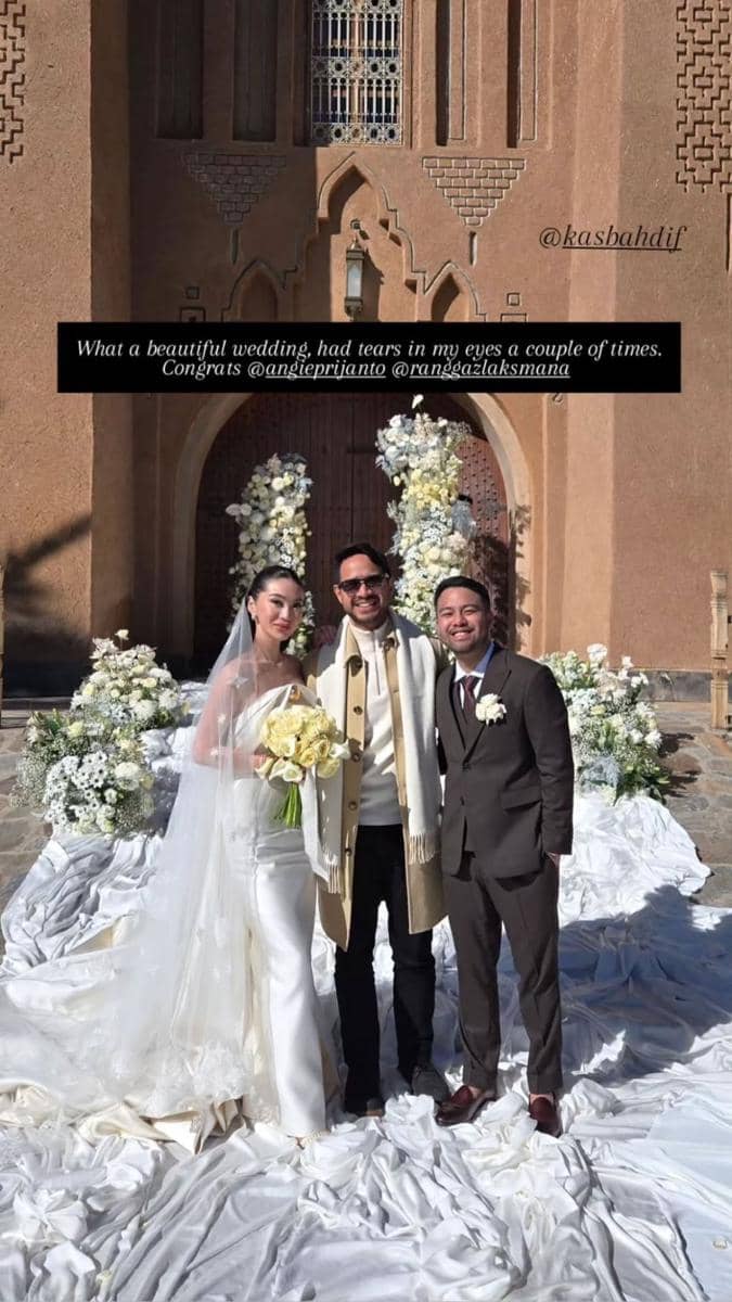 Artis di Pernikahan Ranggaz Laksmana dan Angie Prijanto