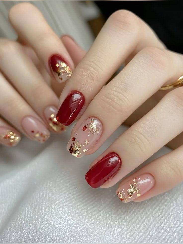 inspirasi nail art nuansa imlek