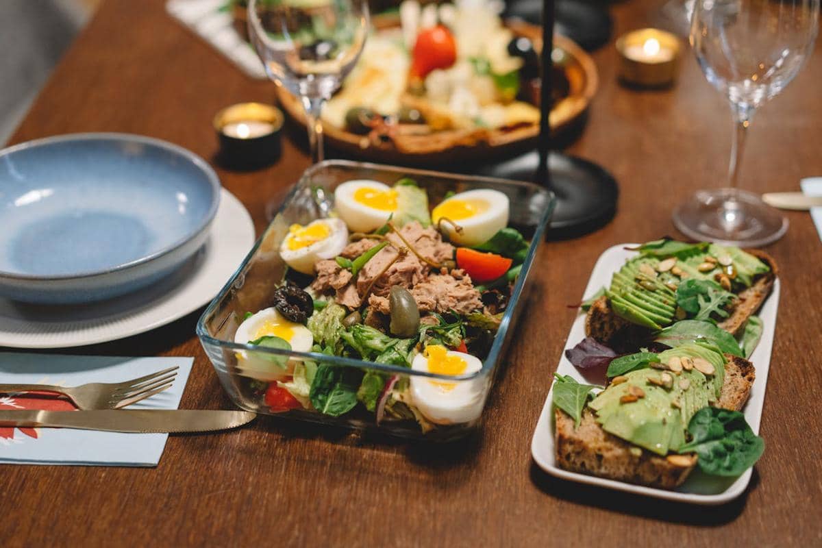 Ilustrasi makanan sehat