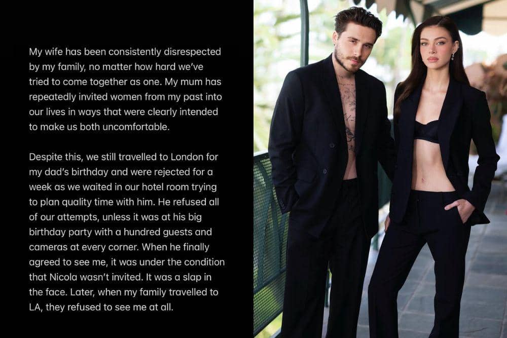 Brooklyn Beckham ungkap istrinya tidak dihargai oleh keluarganya