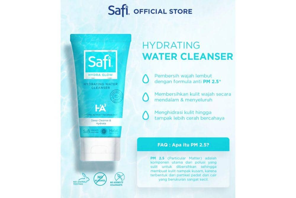 Review Hydra Glow Hydrating Water Cleanser