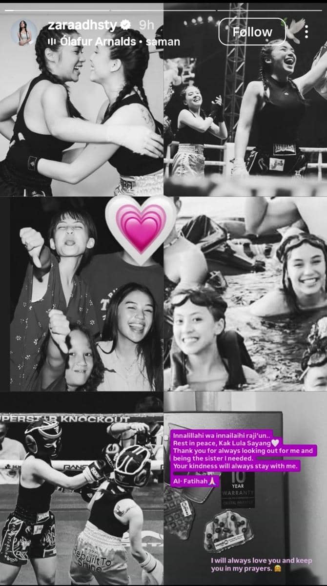 Artis Unggah Foto Kenangan Bersama Lula Lahfah