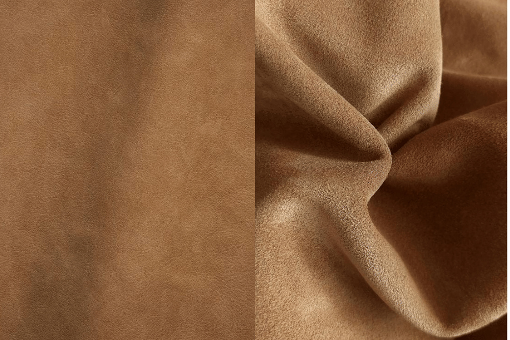 perbedaan bahan nubuck dan suede