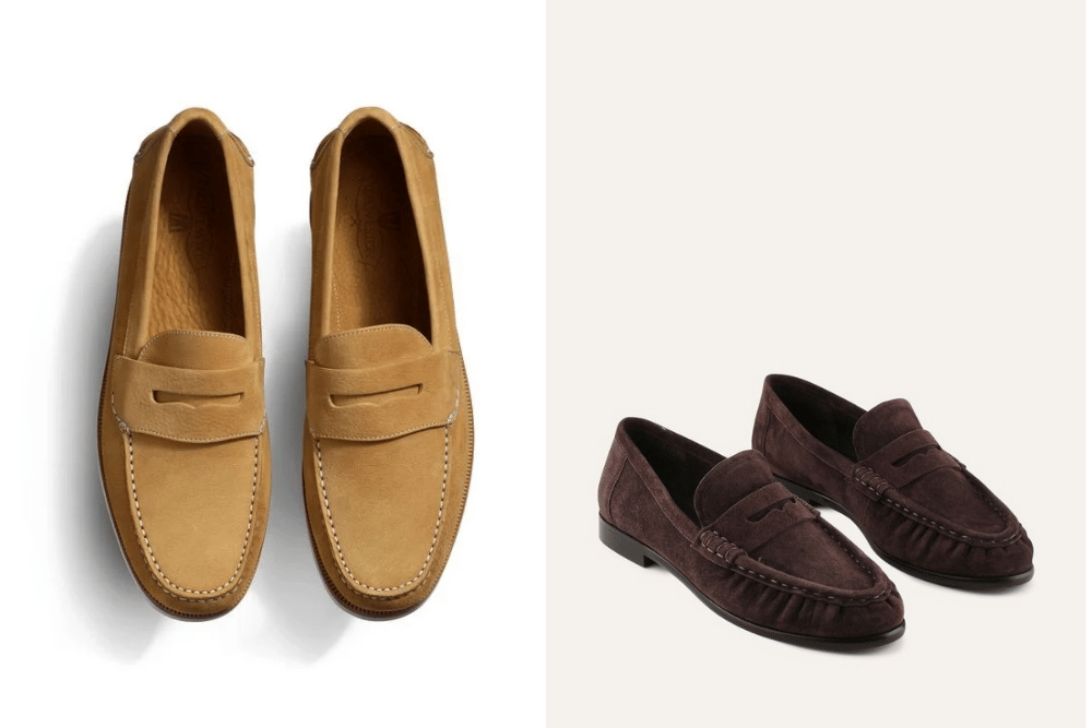 perbedaan bahan nubuck dan suede