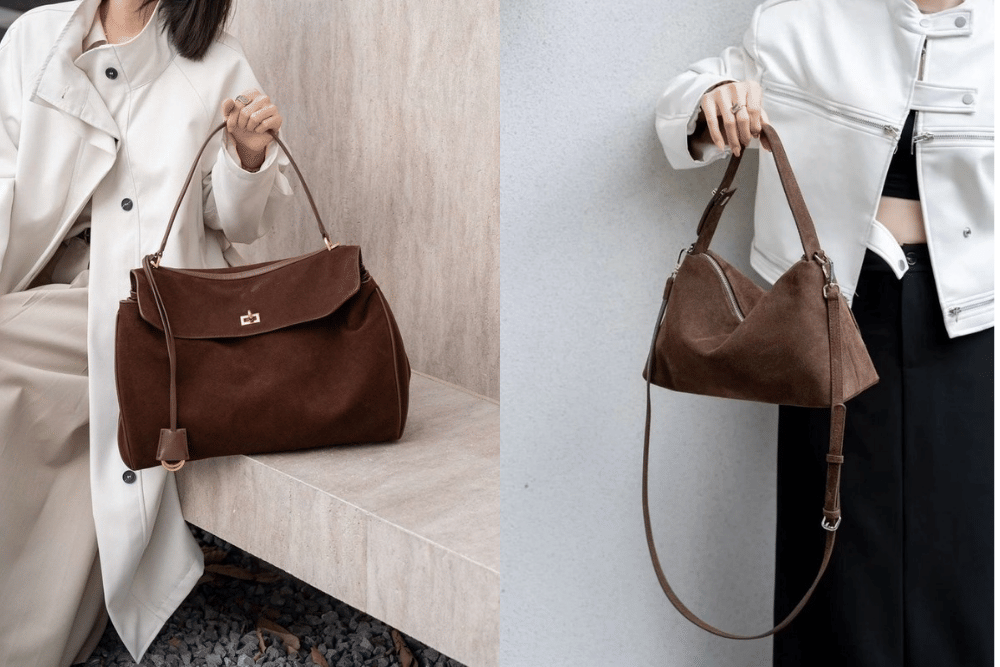 perbedaan bahan nubuck dan suede