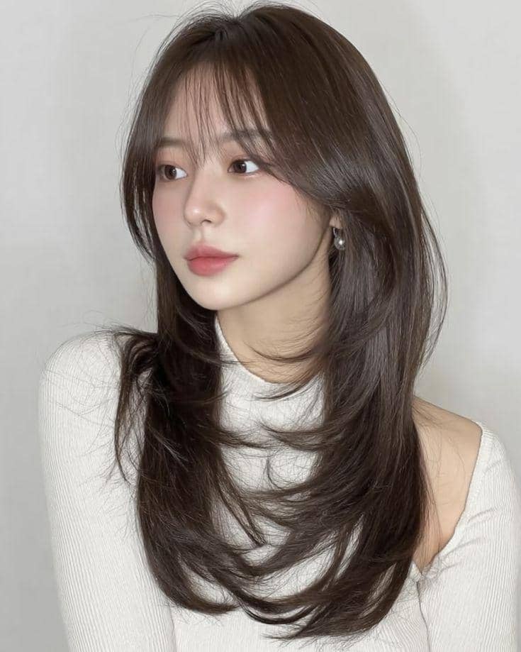 Butterfly Cut Wispy Bang