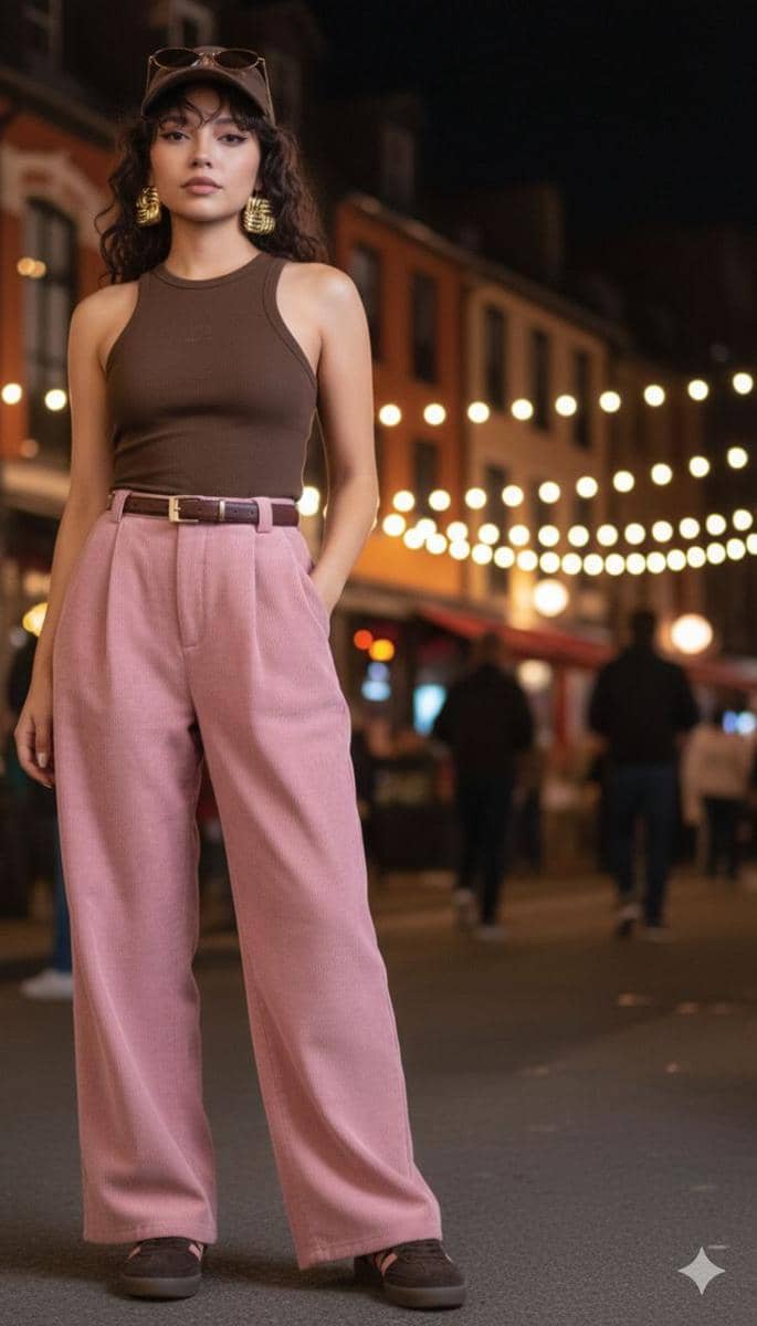 baju cokelat cocok dengan celana warna apa