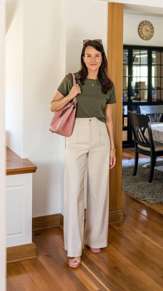 baju hijau cocok dengan celana warna apa