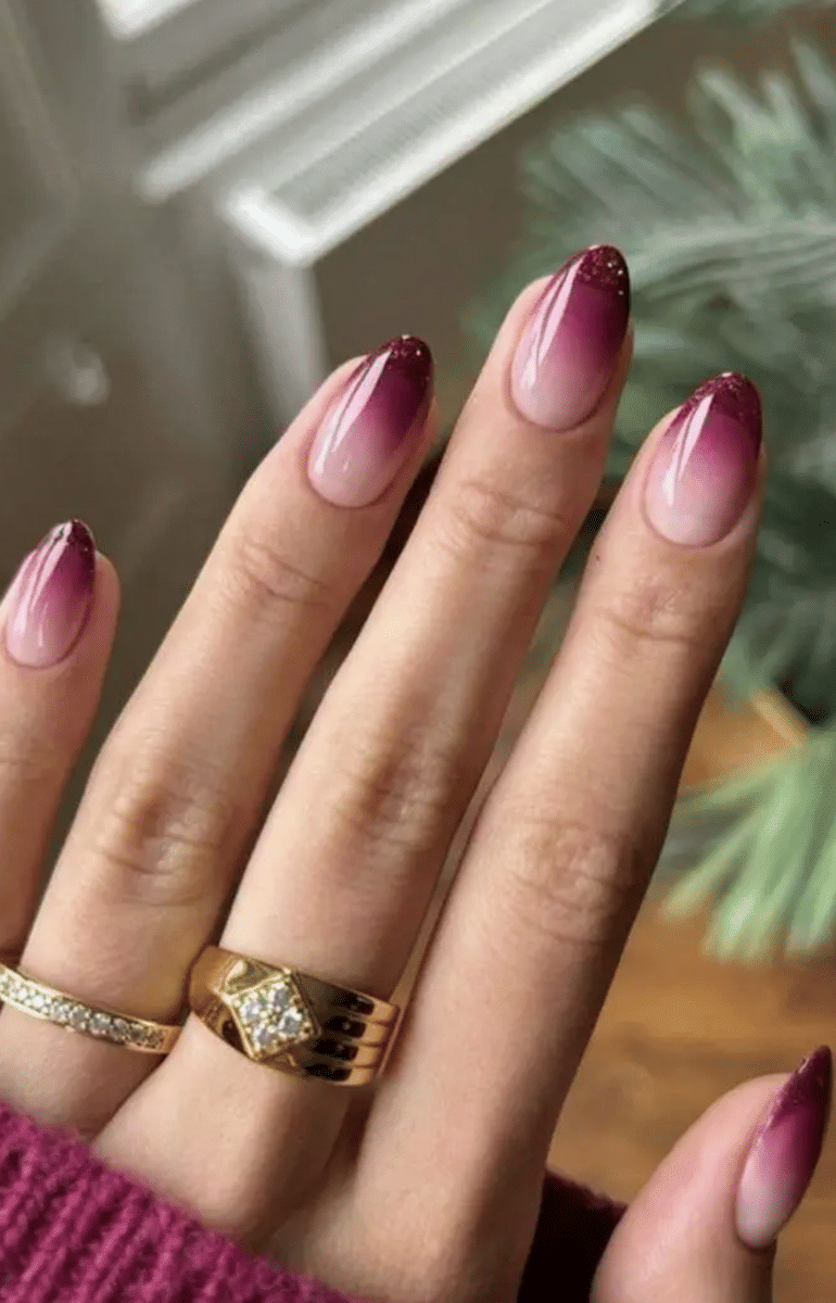 inspirasi nail art nuansa fuchsia