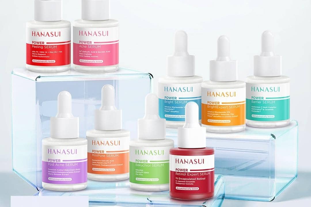 7 Serum Hanasui untuk Flek Hitam, Wajah Cerah dan Noda Tersamarkan