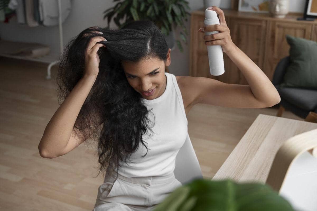 kesalahan dalam menggunakan dry shampoo
