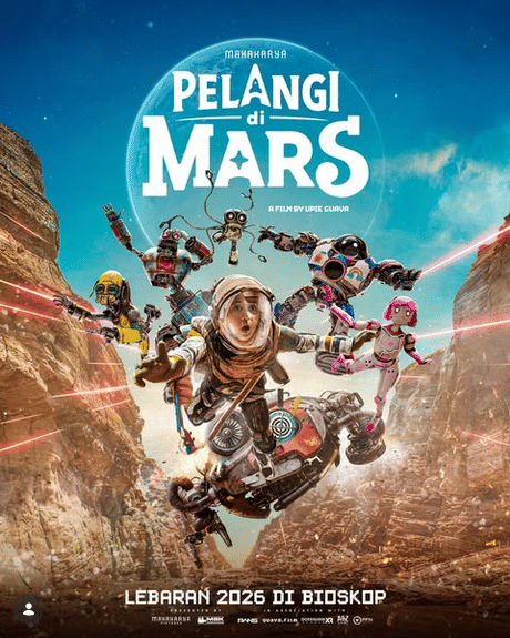 Official teaser poster Pelangi di Mars
