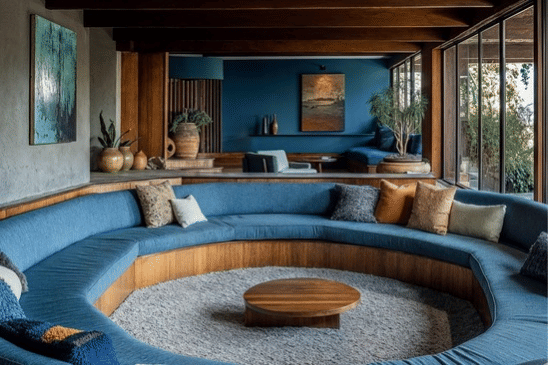 10 Desain Sunken Living Room untuk Hunian Nyaman dan Estetik