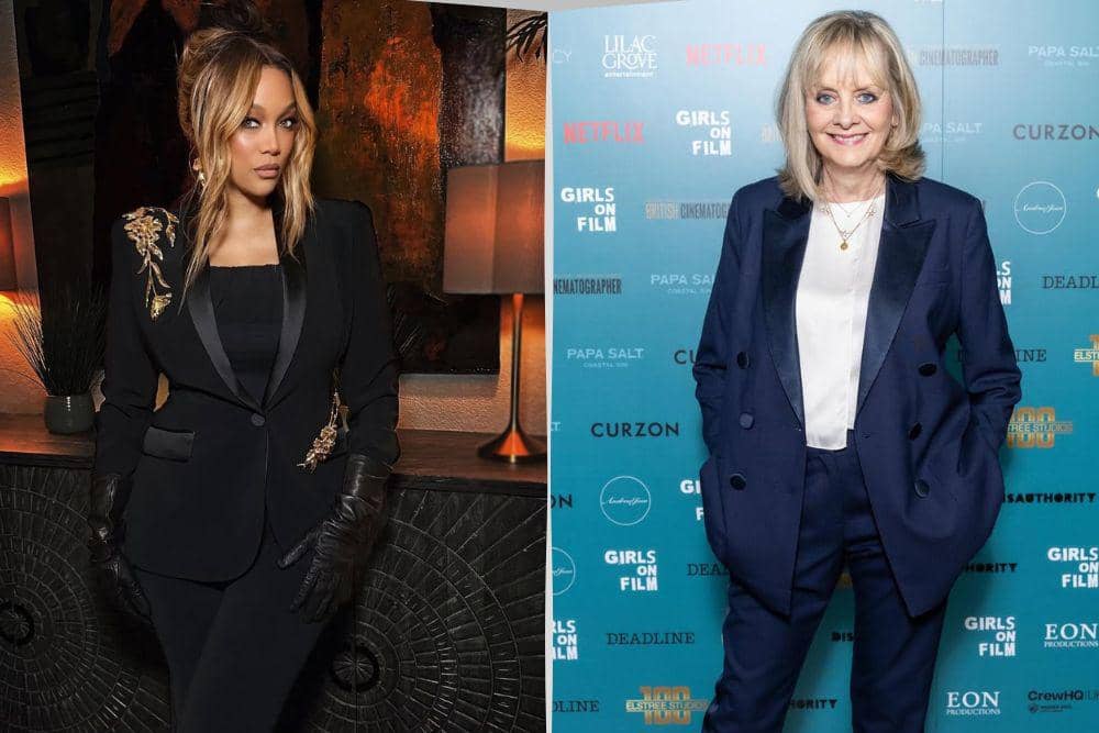 Tyra Banks dan Twiggy