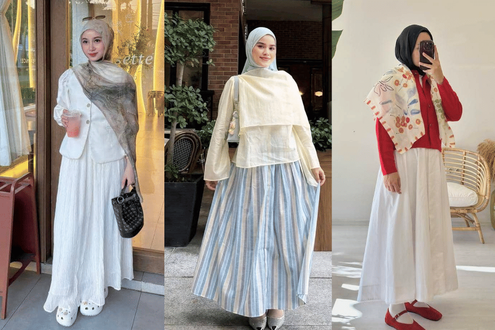 7 Outfit Bukber Syar'i, tapi Tetap Stylish dan Nyaman
