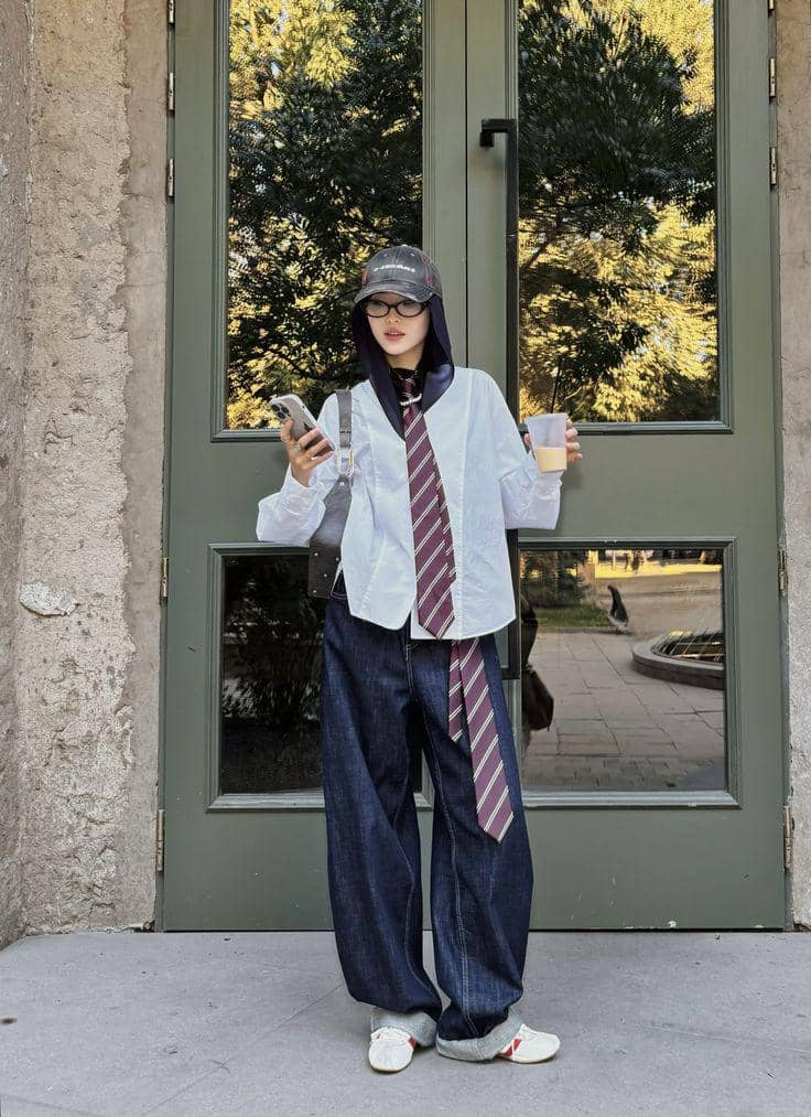 Kemeja, Jeans, dan Dasi