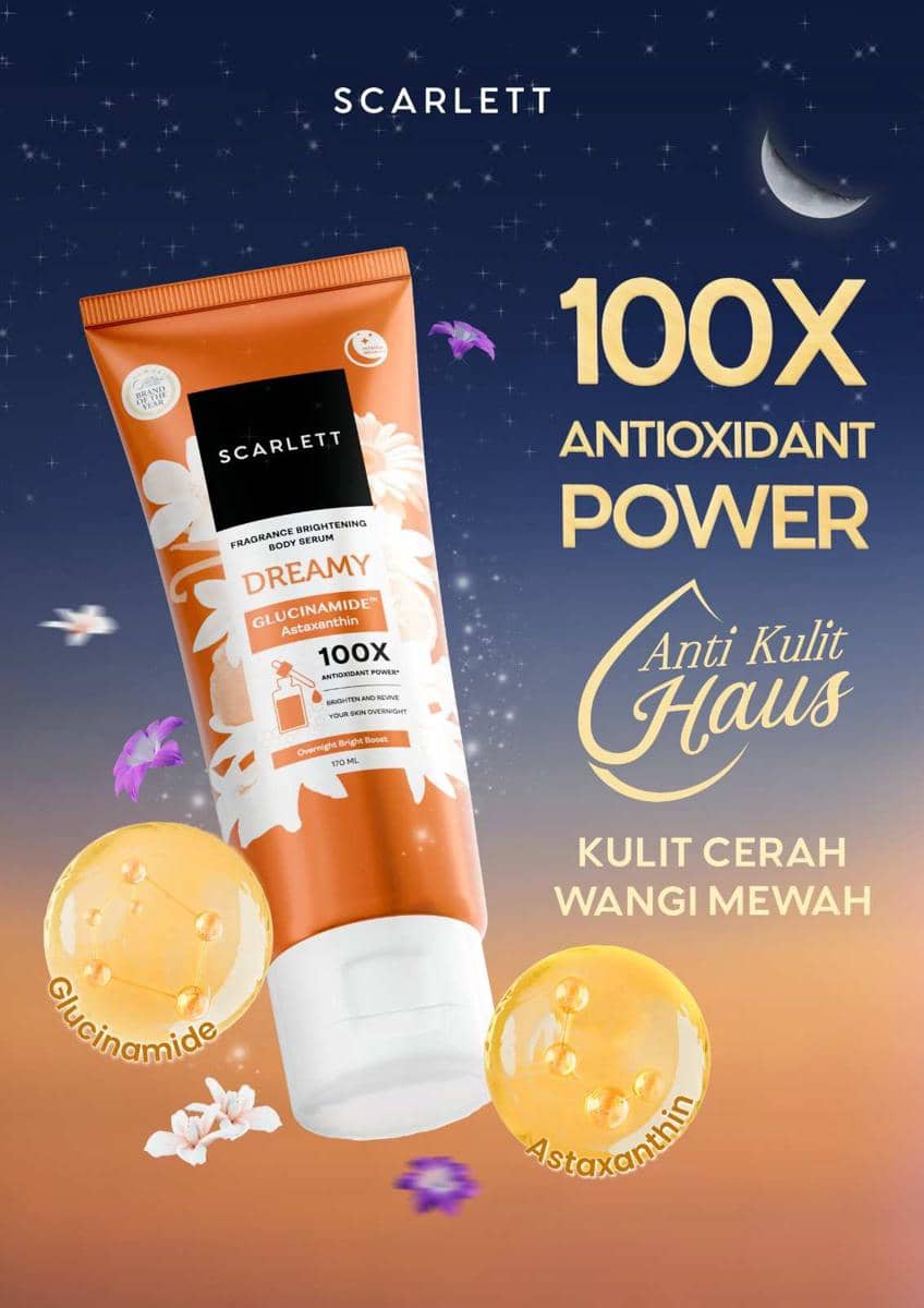 Foto 2. Scarlett Fragrance Brightening Body Serum Dreamy, Diperkaya Astaxanthin hingga 100x Antioxidant Power..jpeg
