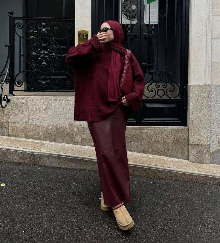 look monokrom untuk buka bersama