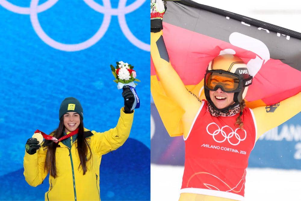 atlet perempuan di winter olympics Freestyle Skiing 2