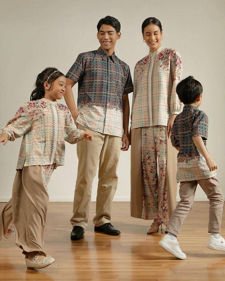 model baju lebaran 2026 couple keluarga 