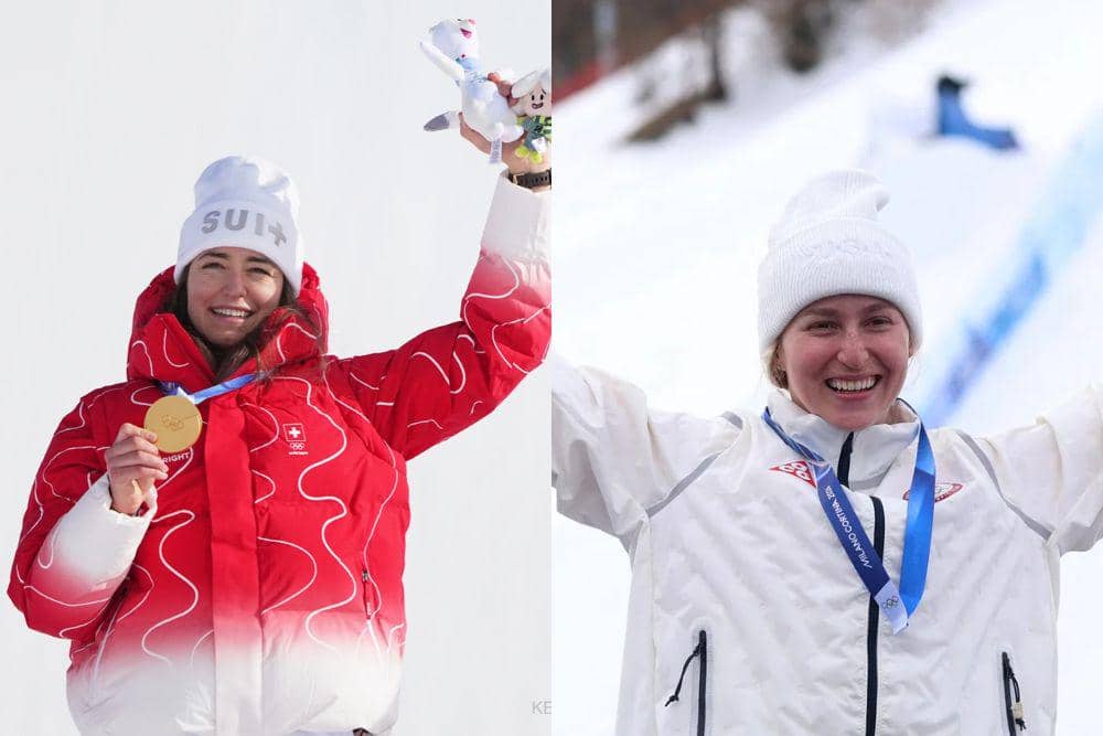 atlet perempuan di winter olympics Freestyle Skiing