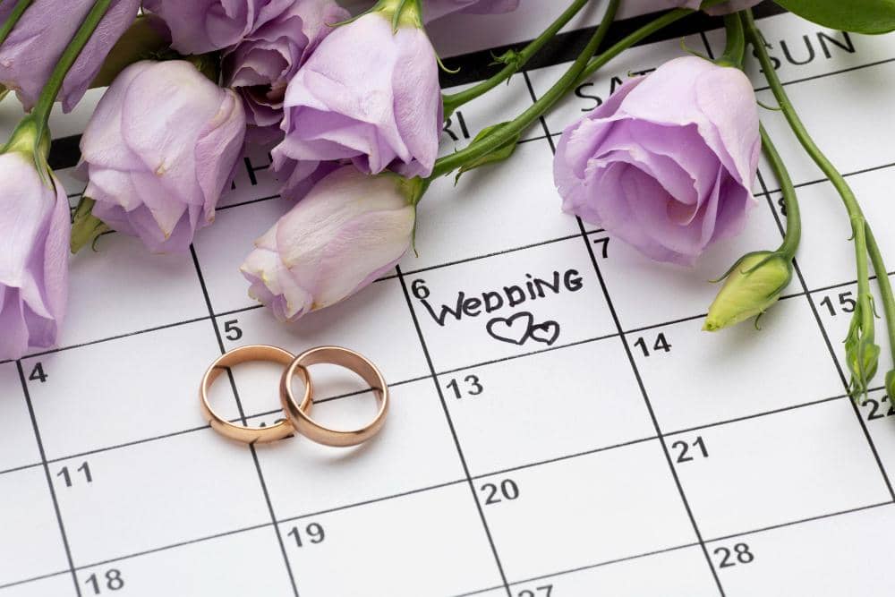 ilustrasi tanggal pernikahan (freepik.com/freepik)