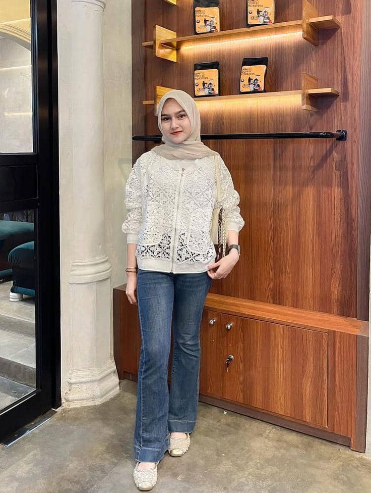 outfit bukber celana jeans