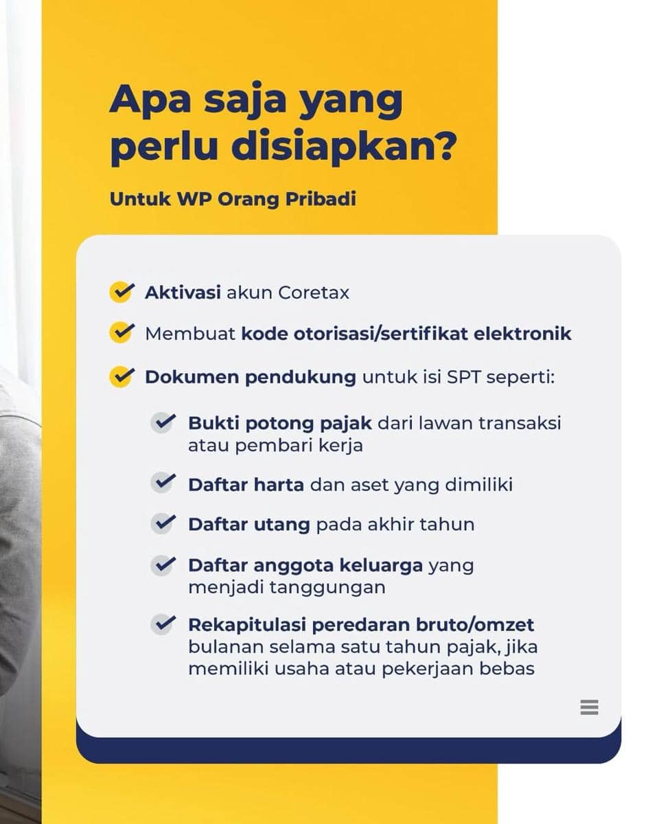 cara lapor SPT Tahunan di Coretax