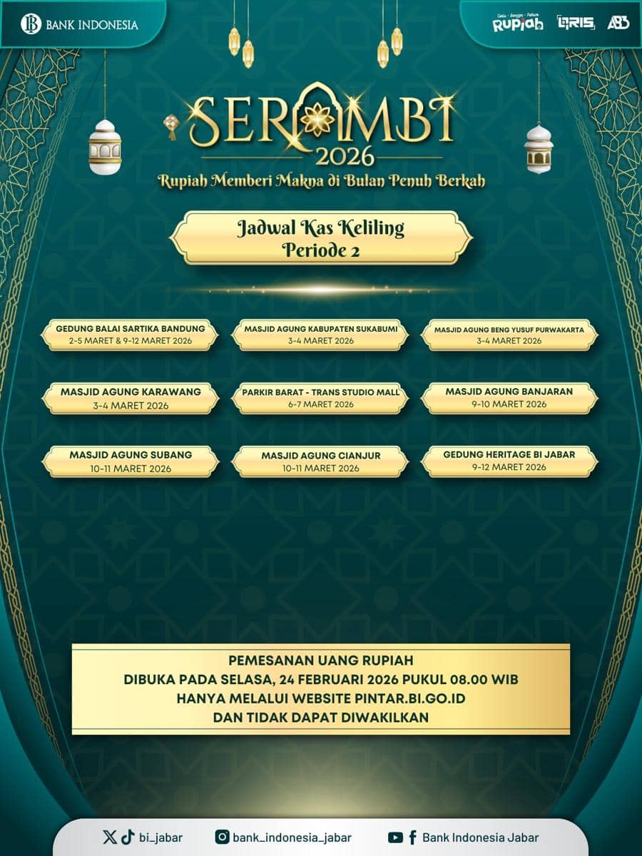 tips war tukar uang baru BI 2026