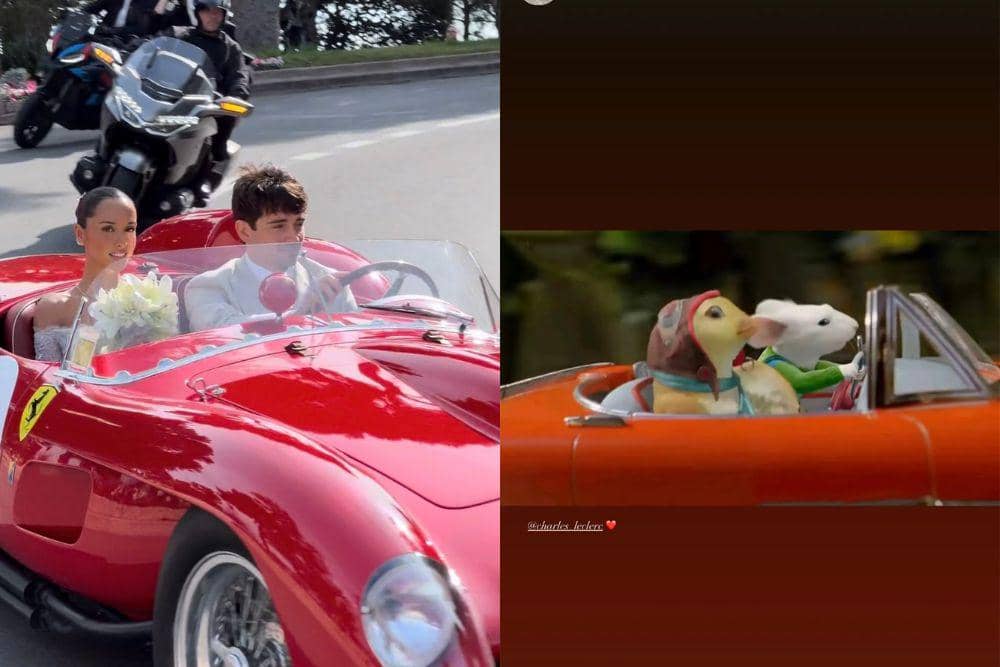 Charles Leclerc dan Alexandra Saint Mleux