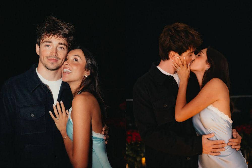Charles Leclerc dan Alexandra Saint Mleux
