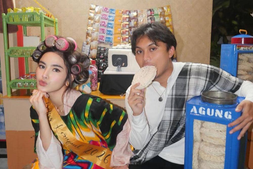 8 Potret Mahalini dapat Kejutan Ulang Tahun dari Rizky Febian