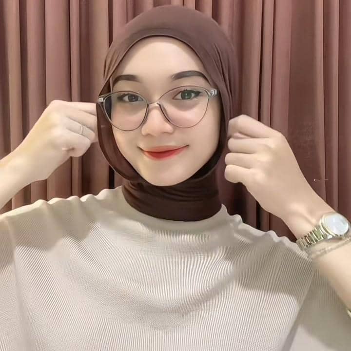 tutorial hijab pashmina viscose