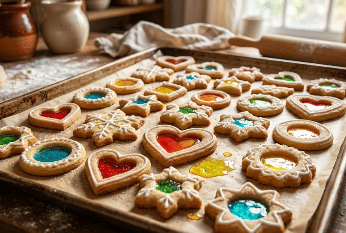 Stained Glass Cookies 