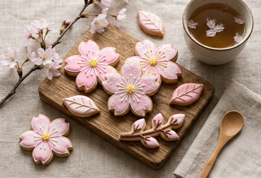 Sakura Cookies 