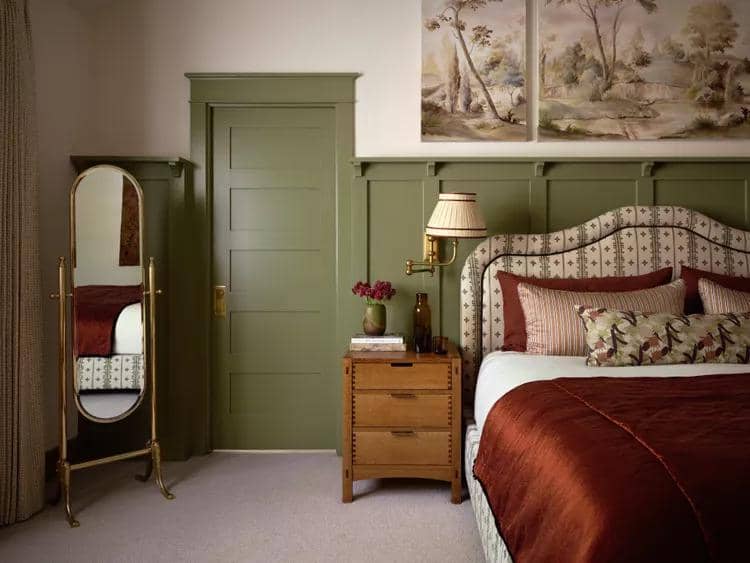 cat tembok warna hijau yang bagus