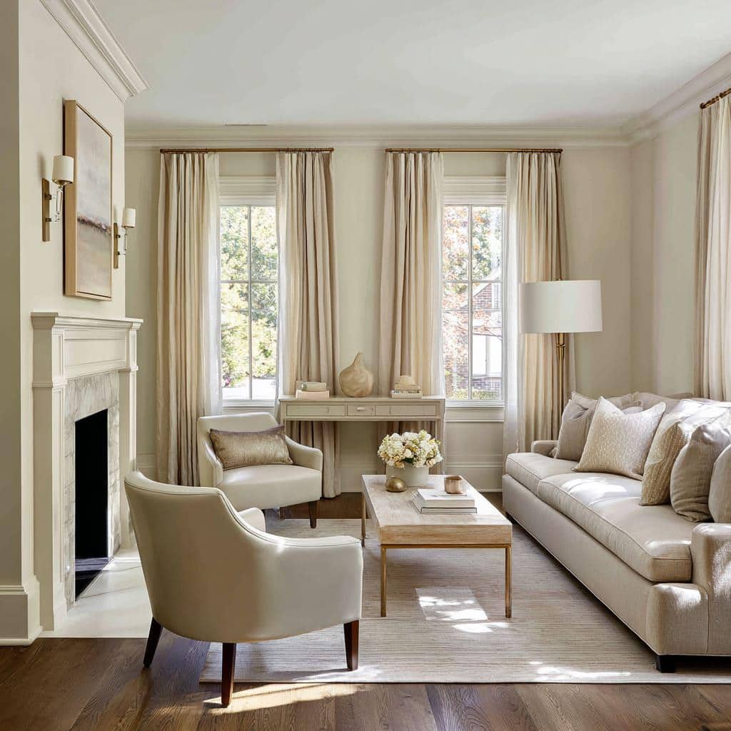 cat tembok warna light cream