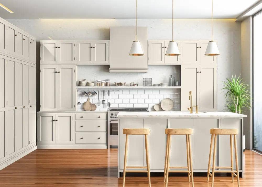 cat tembok warna light cream