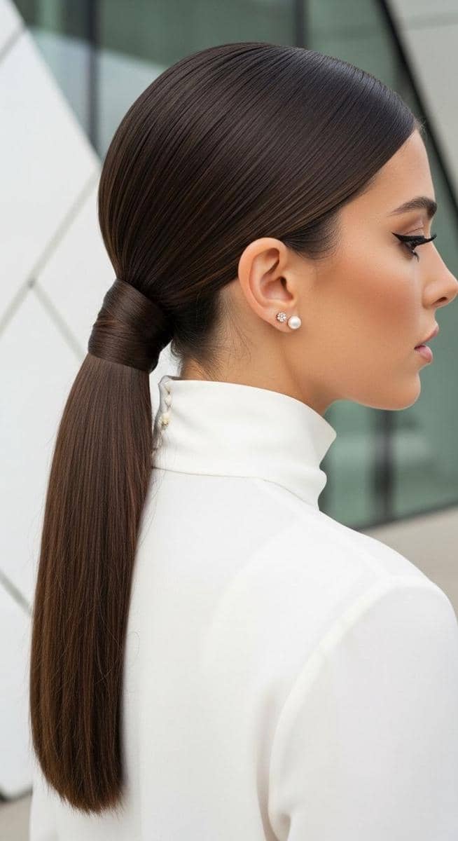 ponytail look untuk pesta