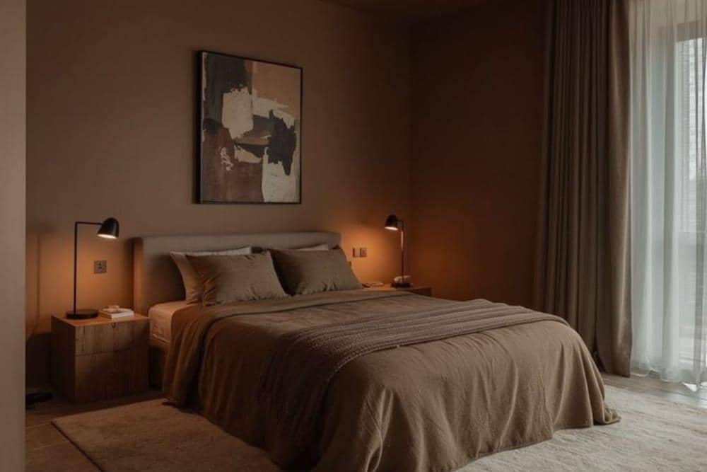 8 Cat Tembok Warna Coklat yang Hangat dan Modern untuk Rumah