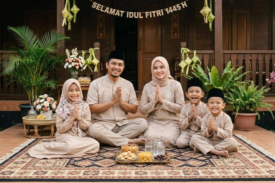 30 Prompt Gemini AI Foto Keluarga untuk Edit Foto Lebaran