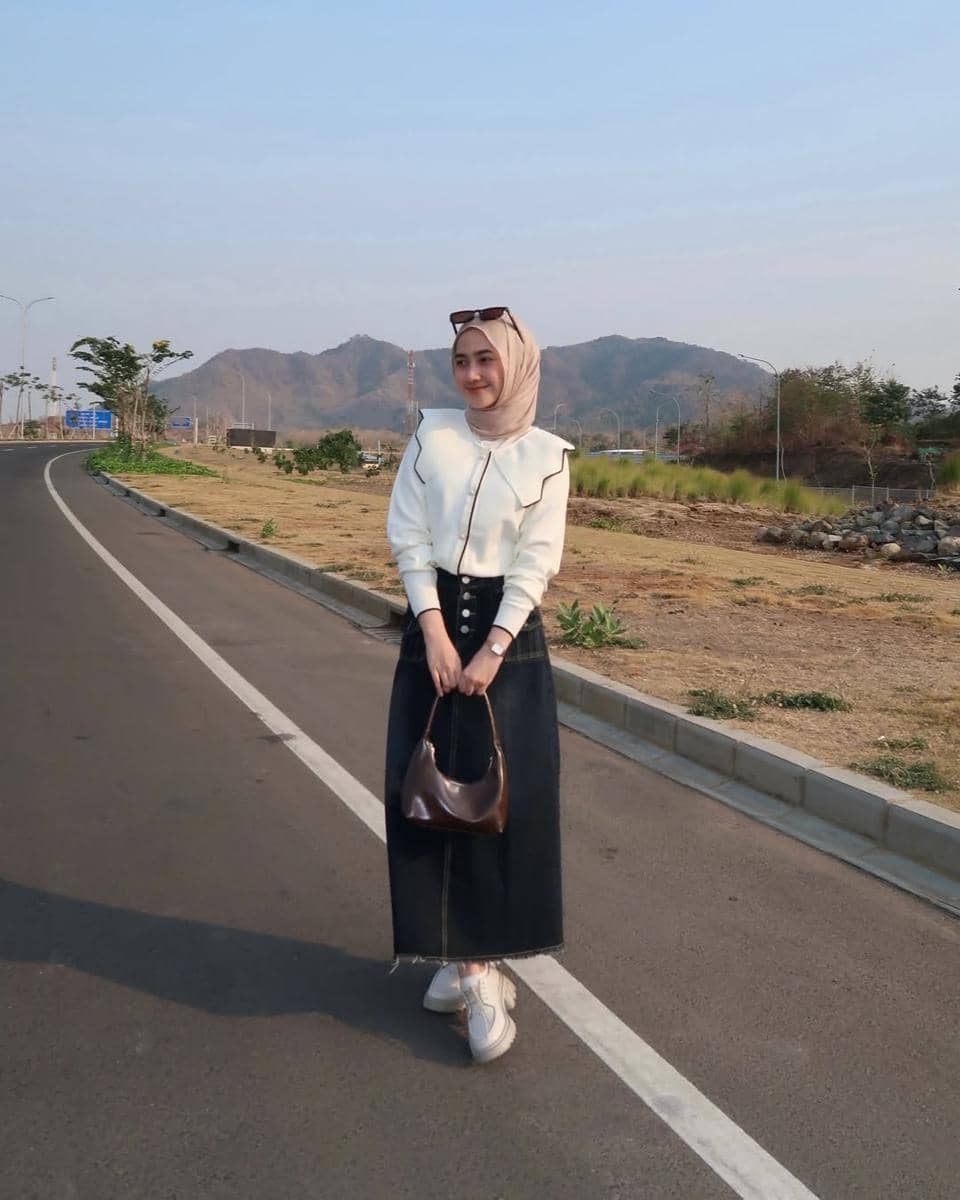 OOTD liburan hijab