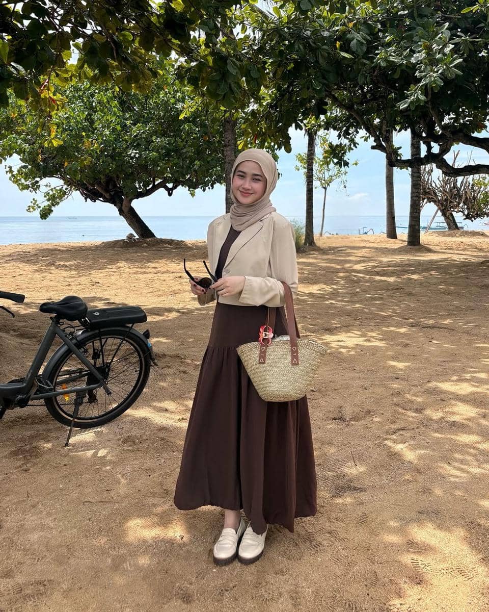 OOTD liburan hijab