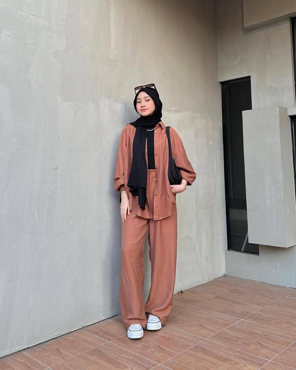OOTD liburan hijab