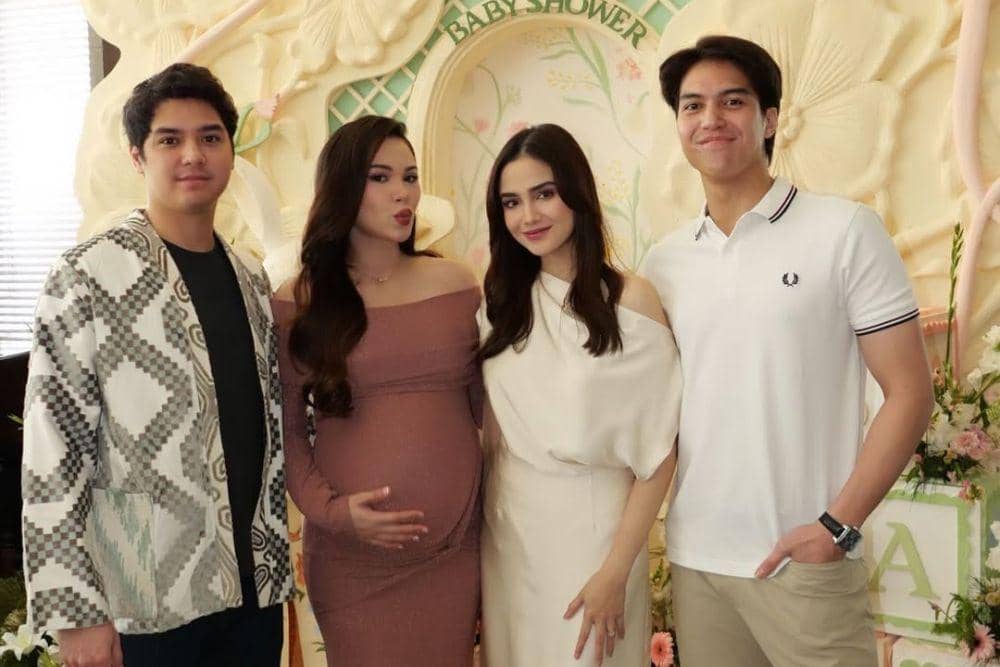 10 Potret Baby Shower Alyssa Daguise Bareng Sahabat, Sekaligus Ultah!