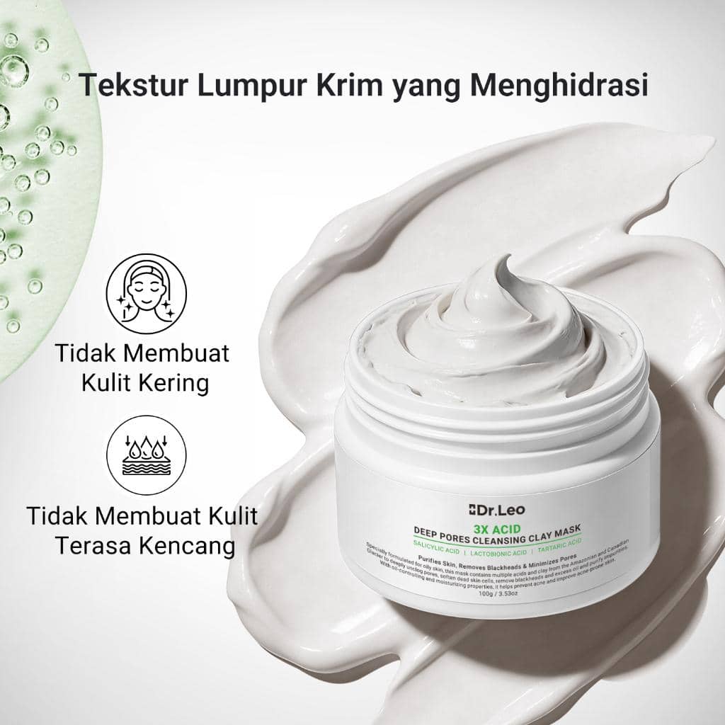 masker untuk kulit berminyak, berjerawat, dan berkomedo