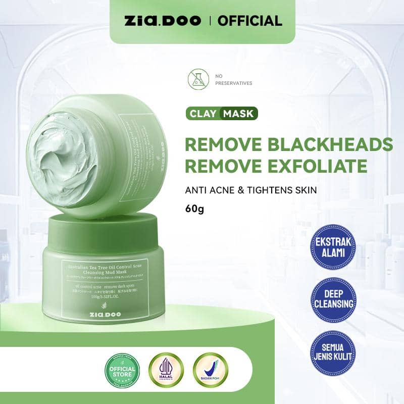 masker untuk kulit berminyak, berjerawat, dan berkomedo